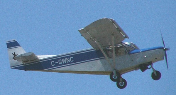  Pequeno avio Zenair STOL CH 701. 